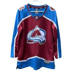Colorado Avalanche Women's Ice Hockey Fanatics Home Breakaway Jersey Burgundy L